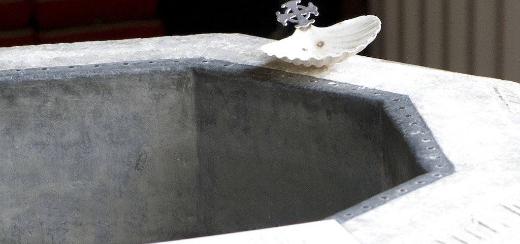 A photo of St Mary's font. Photo (C) Clintimages.com